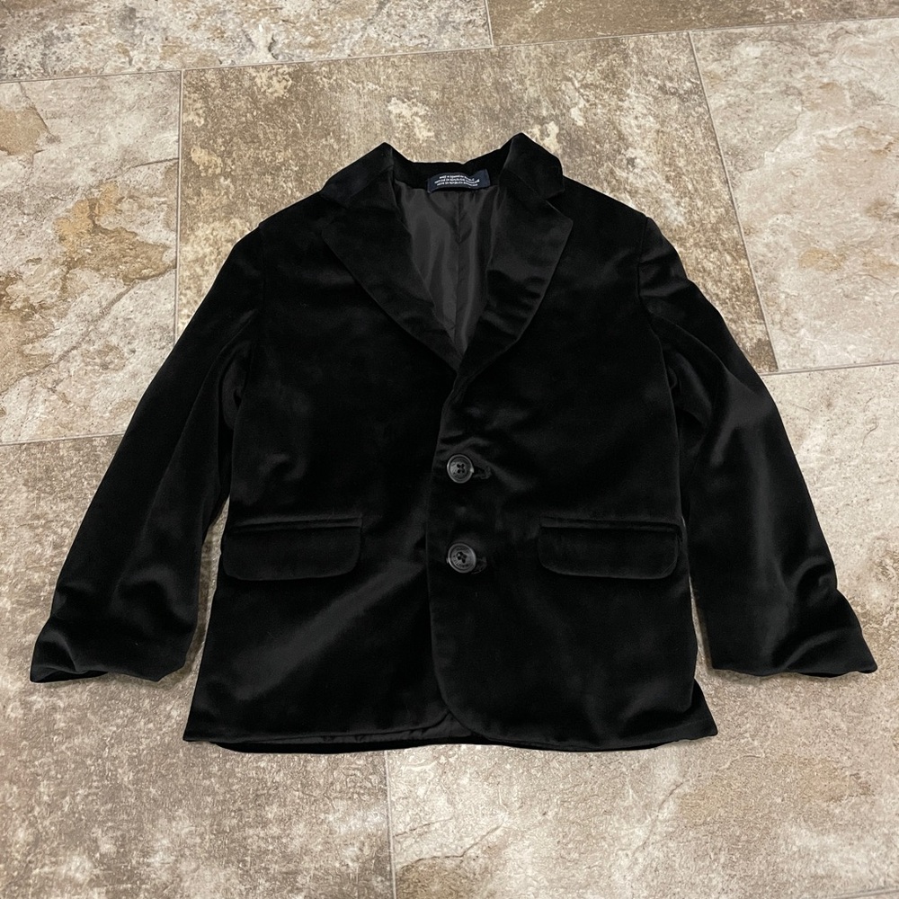 Náutica Toddler Black Velvet Blazer